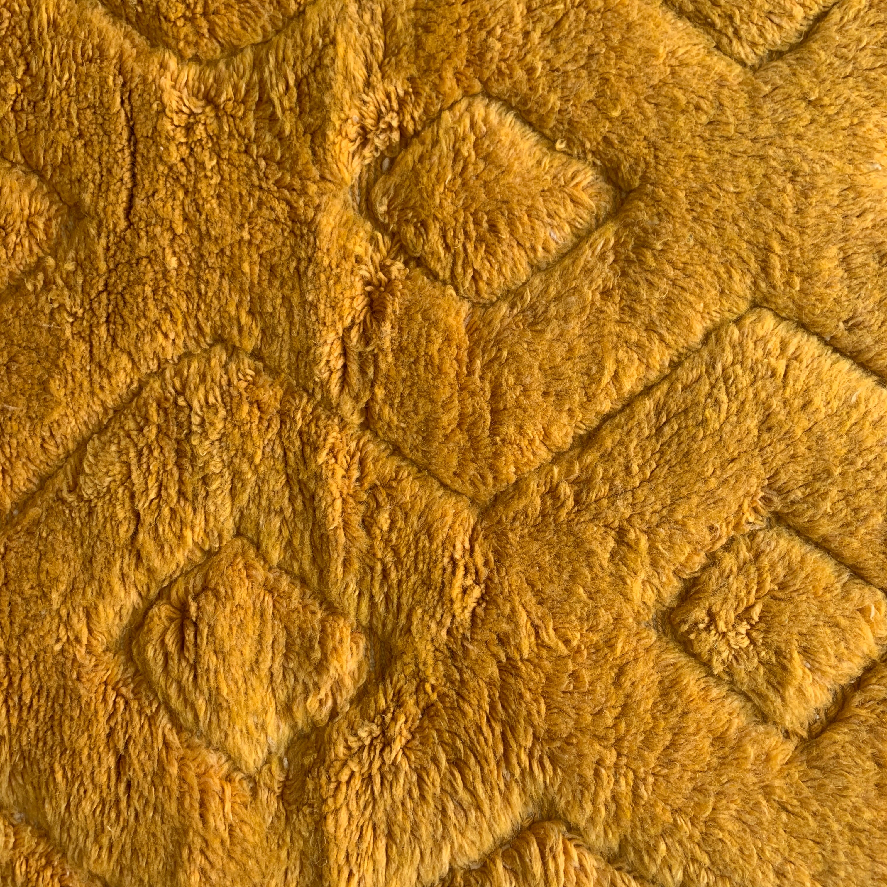 Tapis berbère Mrirt n°3125 - Safran - 313 x 202 cm