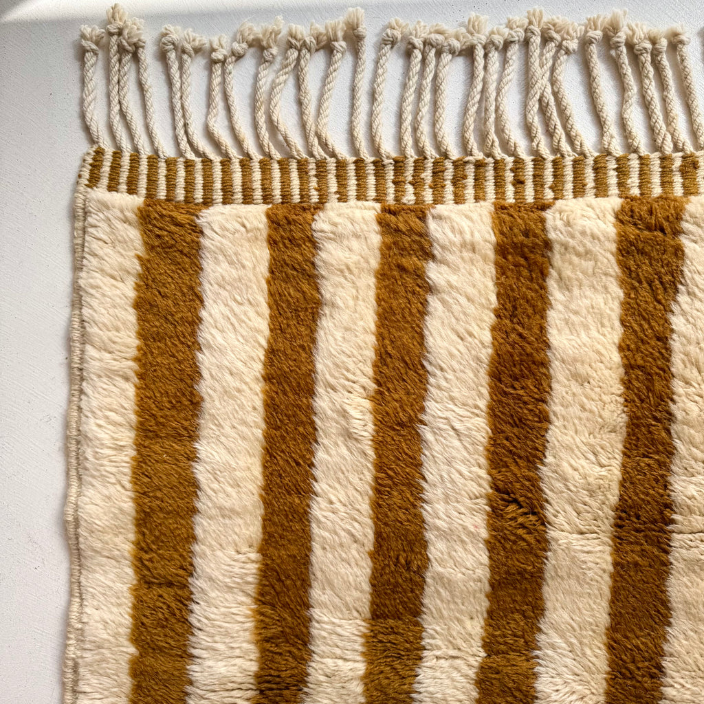Tapis berbère Mrirt n°3347 - Toffee - 342 x 251 cm