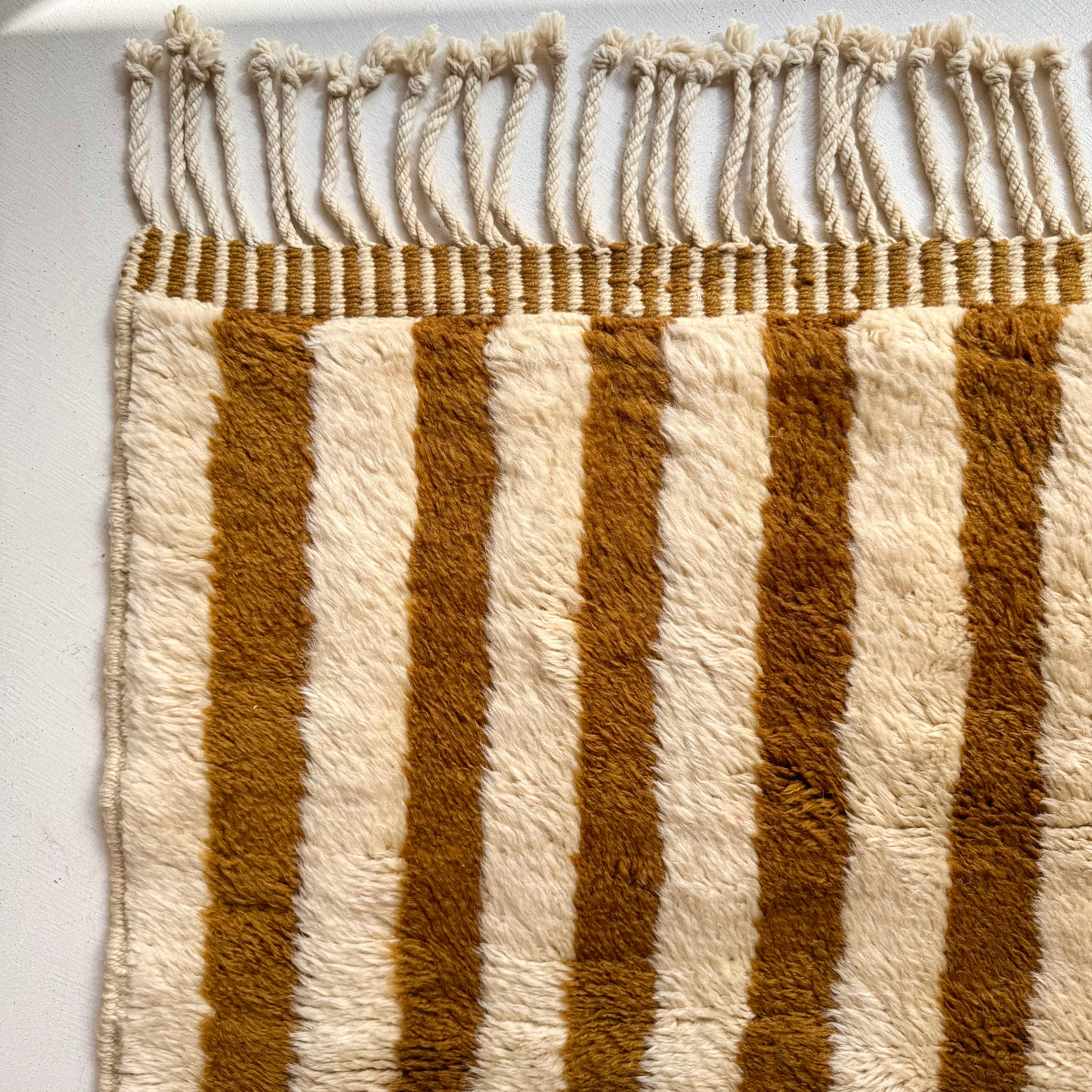 Tapis berbère Mrirt n°3347 - Toffee - 342 x 251 cm
