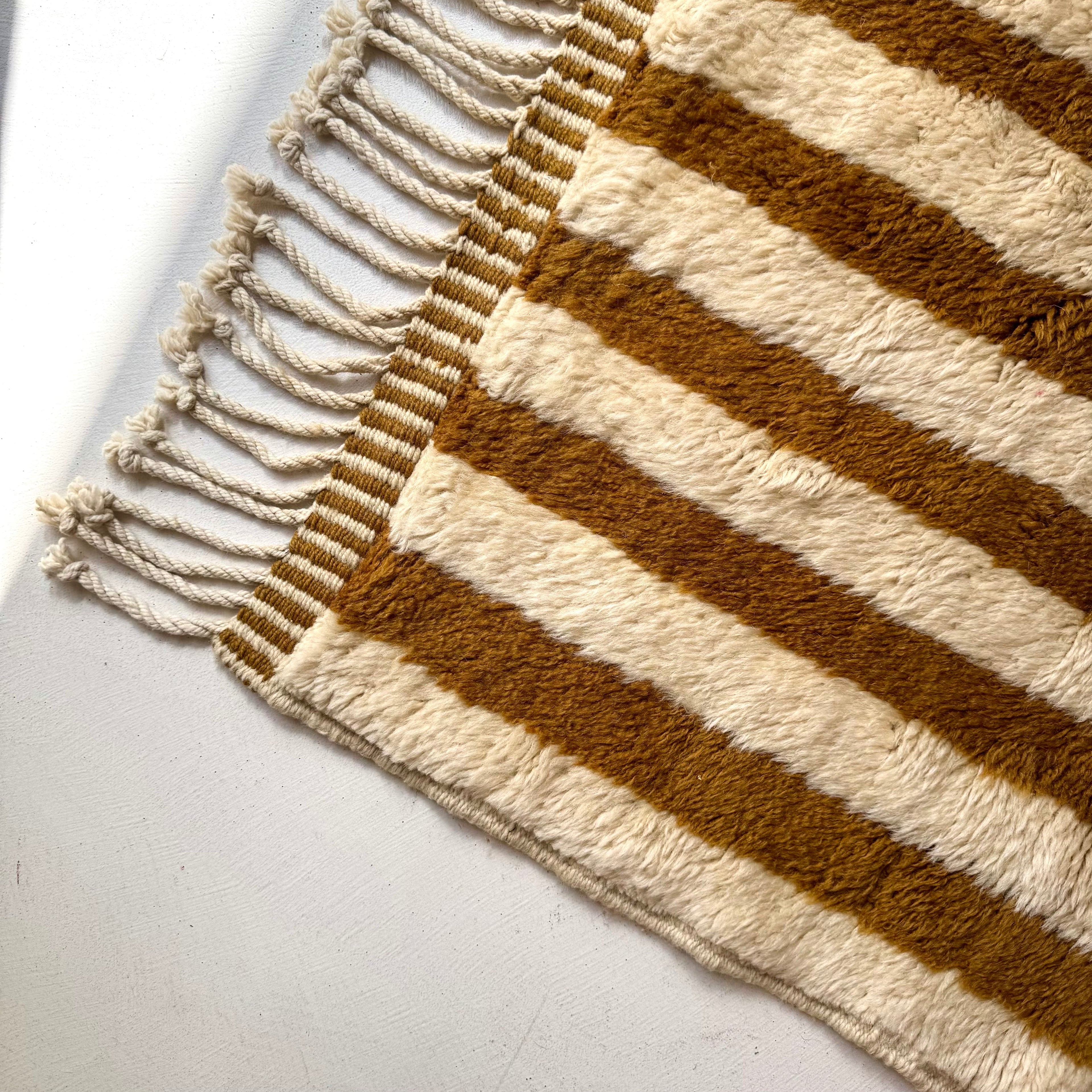 Tapis berbère Mrirt n°3347 - Toffee - 342 x 251 cm