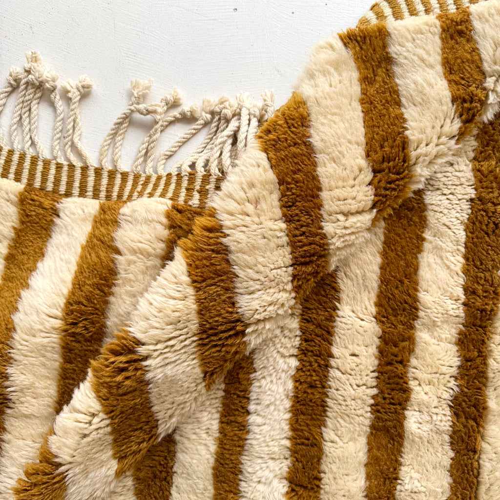 Tapis berbère Mrirt n°3347 - Toffee - 342 x 251 cm