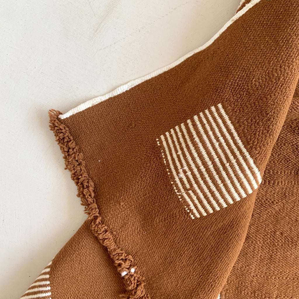 Tapis berbère Kilim n°3119 - Cailloux - 184 x 110 cm