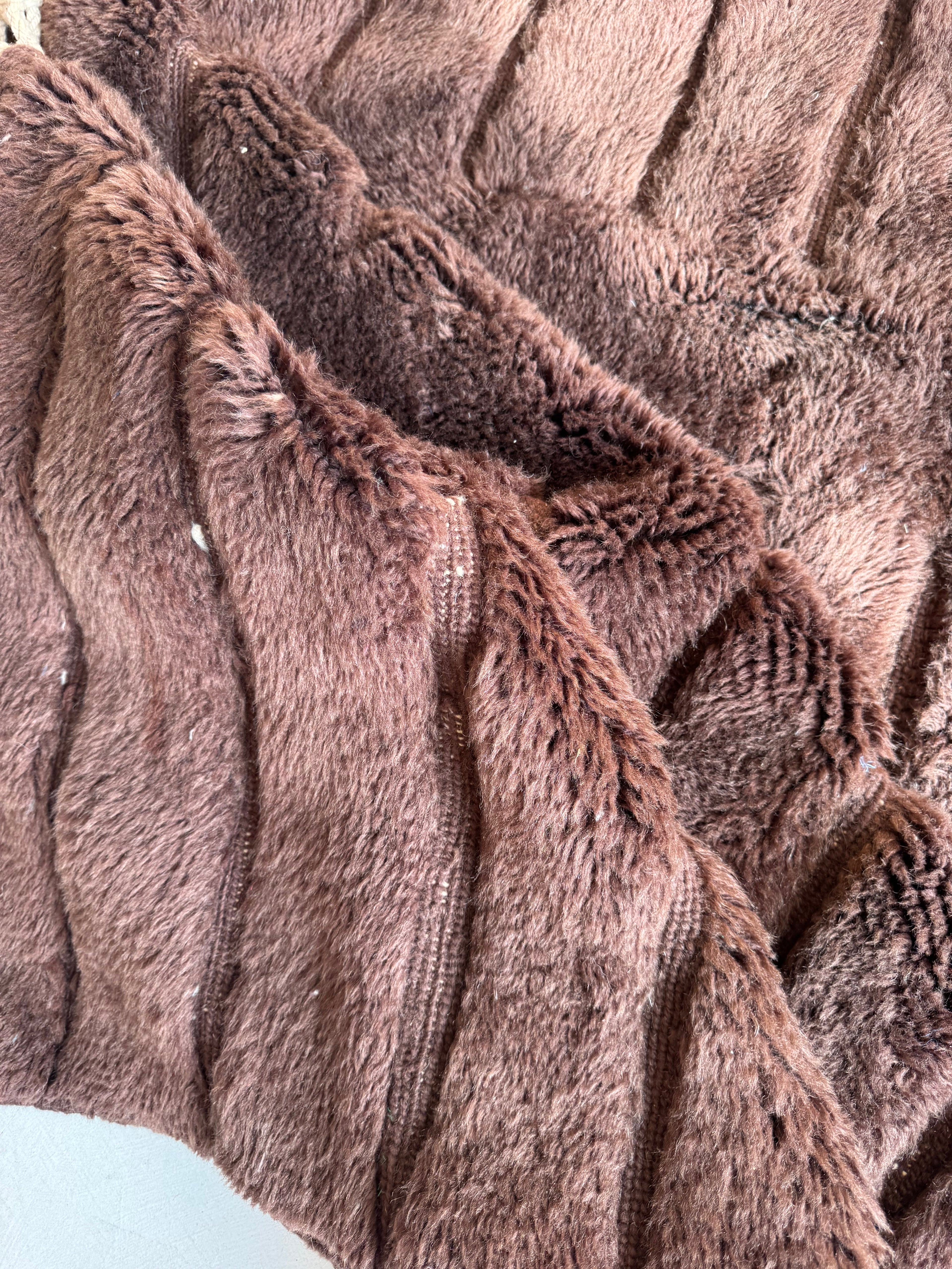 NEW ! Tapis berbère Mrirt n°3324 -  Chocolat - 341 x 250 cm