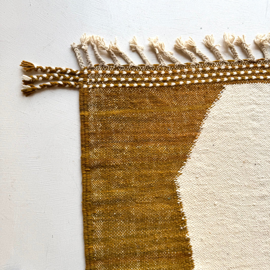 Tapis berbère Kilim n°3362 - Galet - 305 x 207 cm