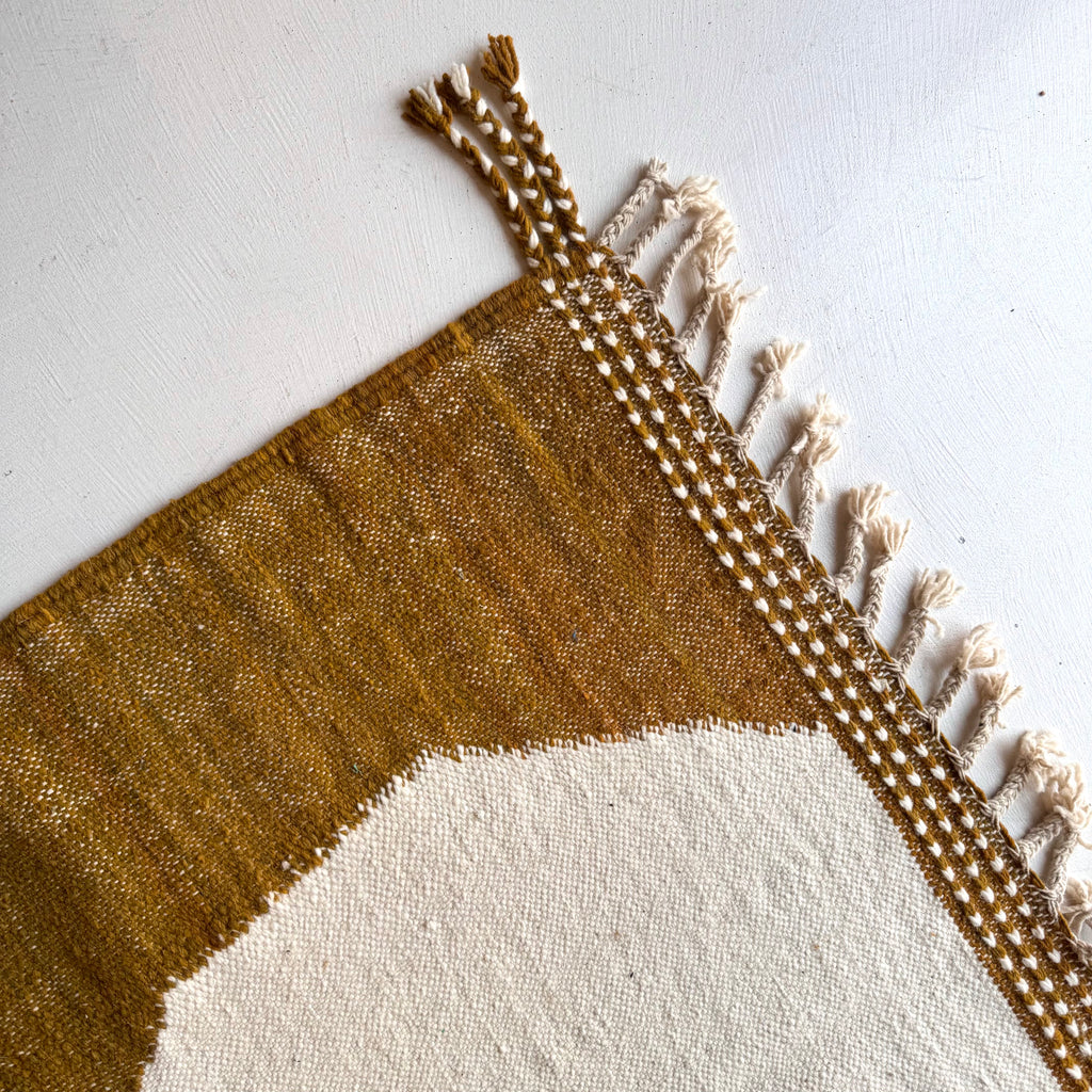 Tapis berbère Kilim n°3362 - Galet - 305 x 207 cm