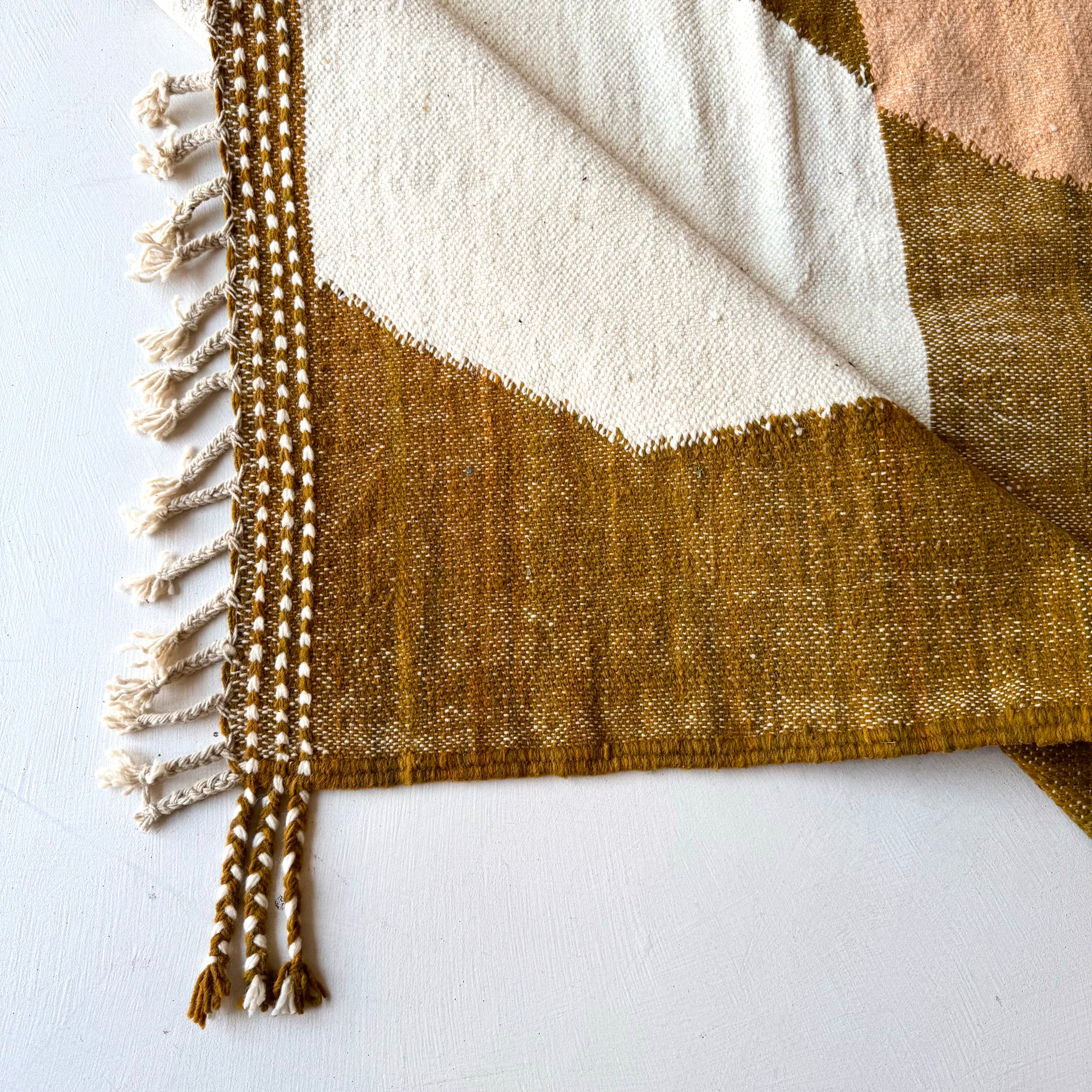 Tapis berbère Kilim n°3362 - Galet - 305 x 207 cm