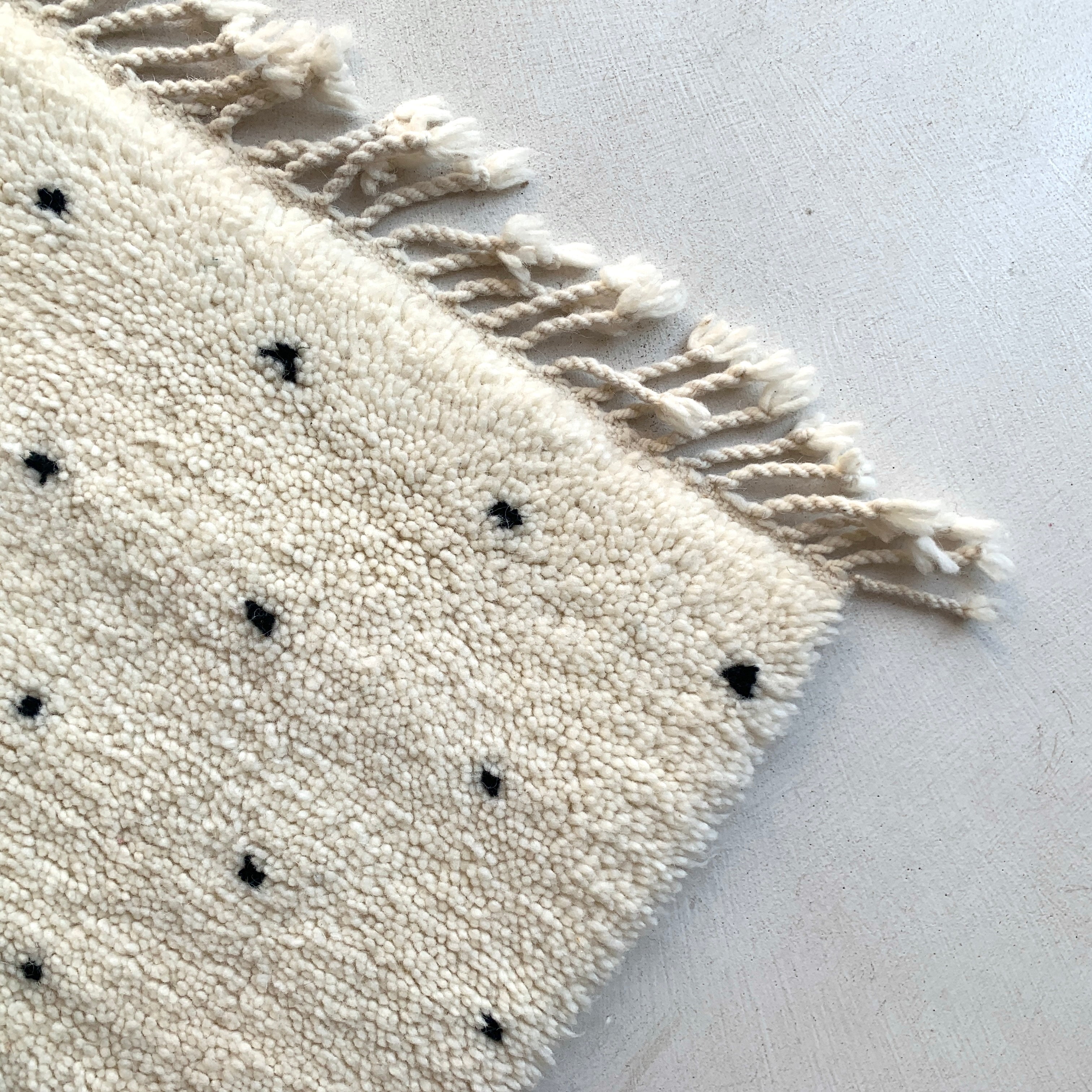 Berber hallway rug n°2736 - Vanilla - 303 x 78 cm