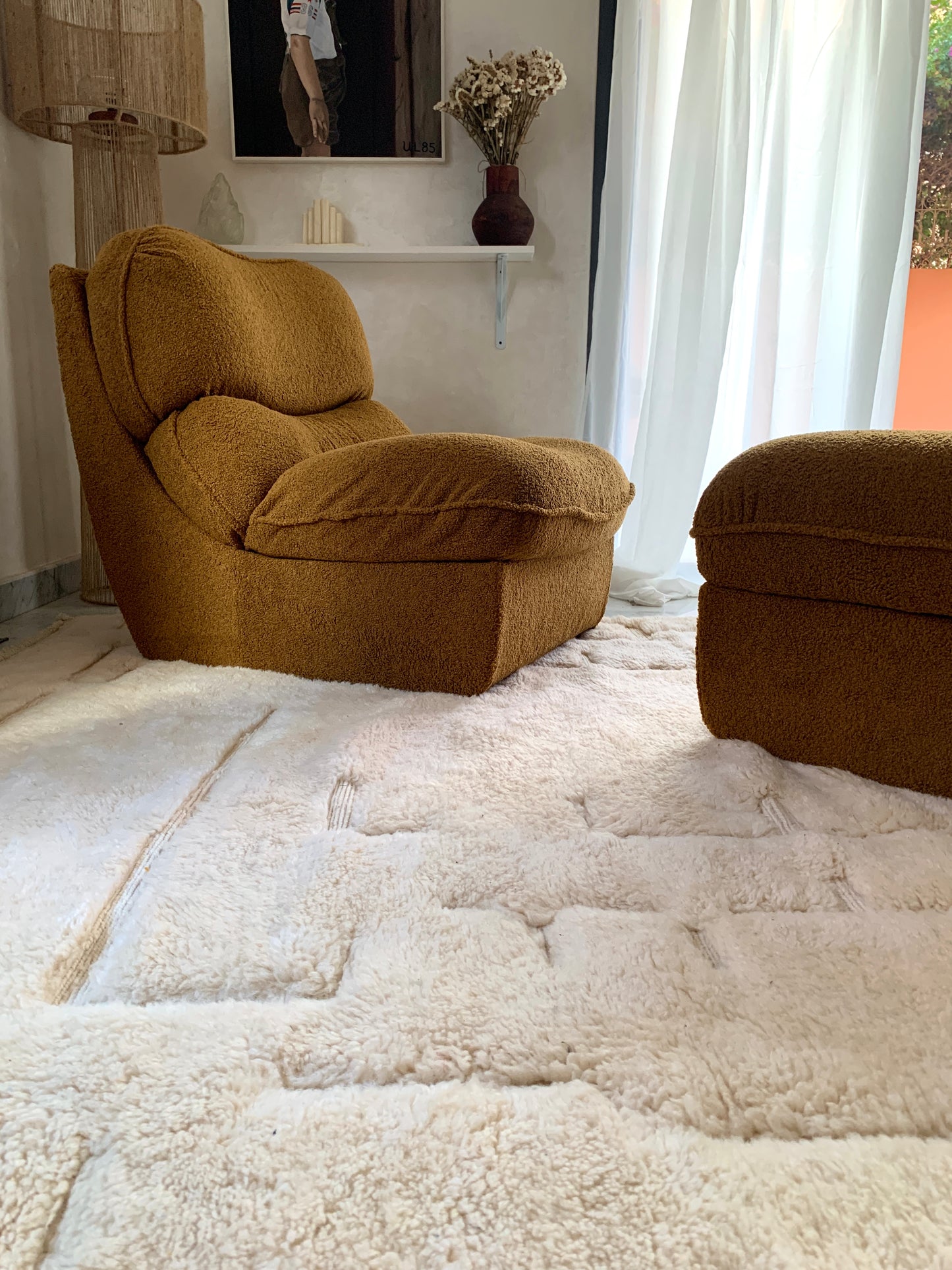 Tapis berbère Mrirt n°3200 - Blanca - 300 x 255 cm