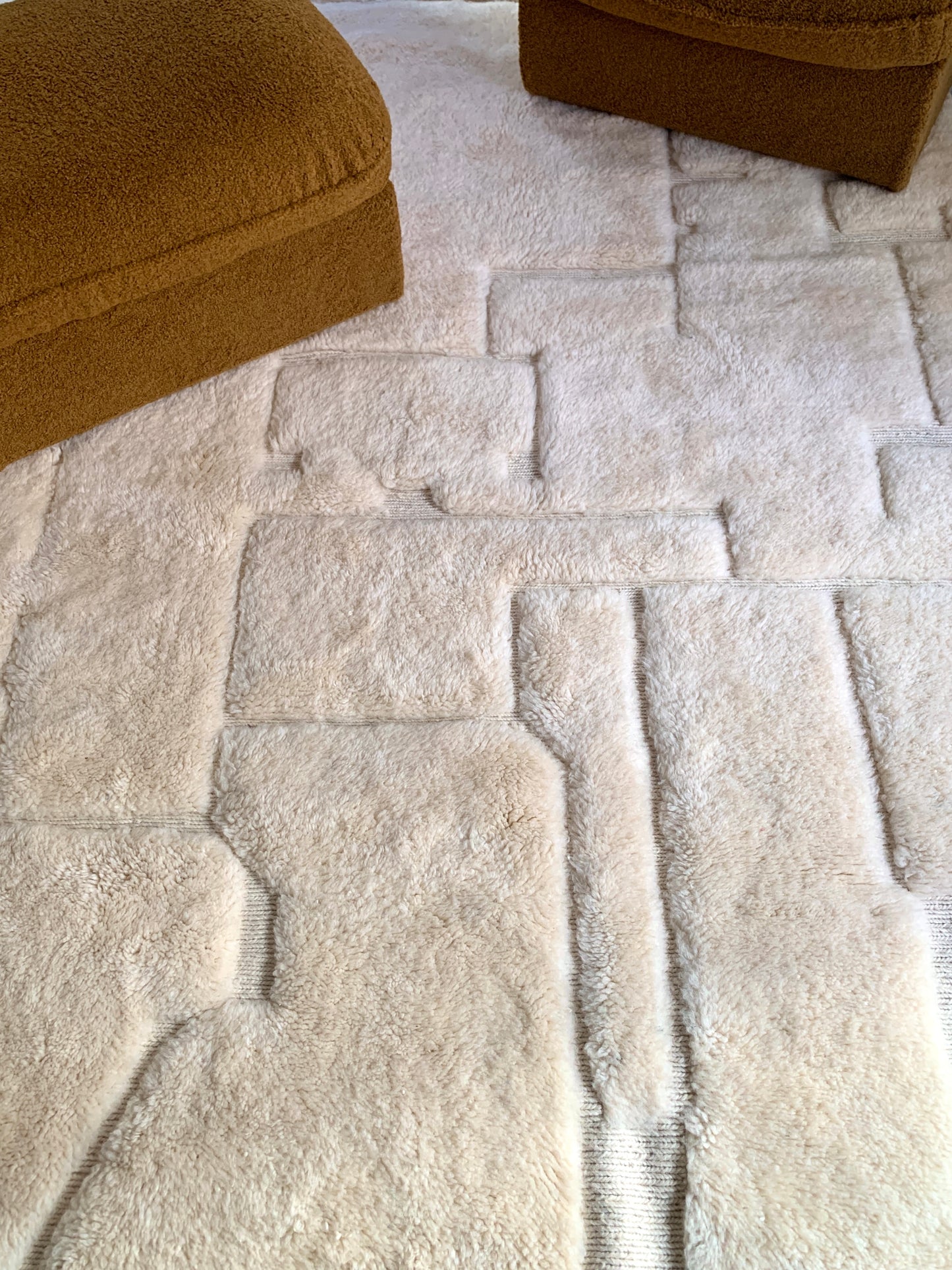 Tapis berbère Mrirt n°3200 - Blanca - 300 x 255 cm