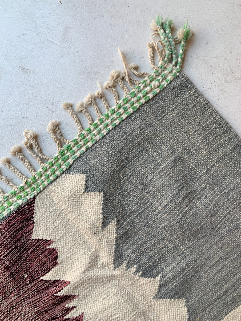 Tapis berbère Kilim n°3055 - Lattice - 157 x 106 cm