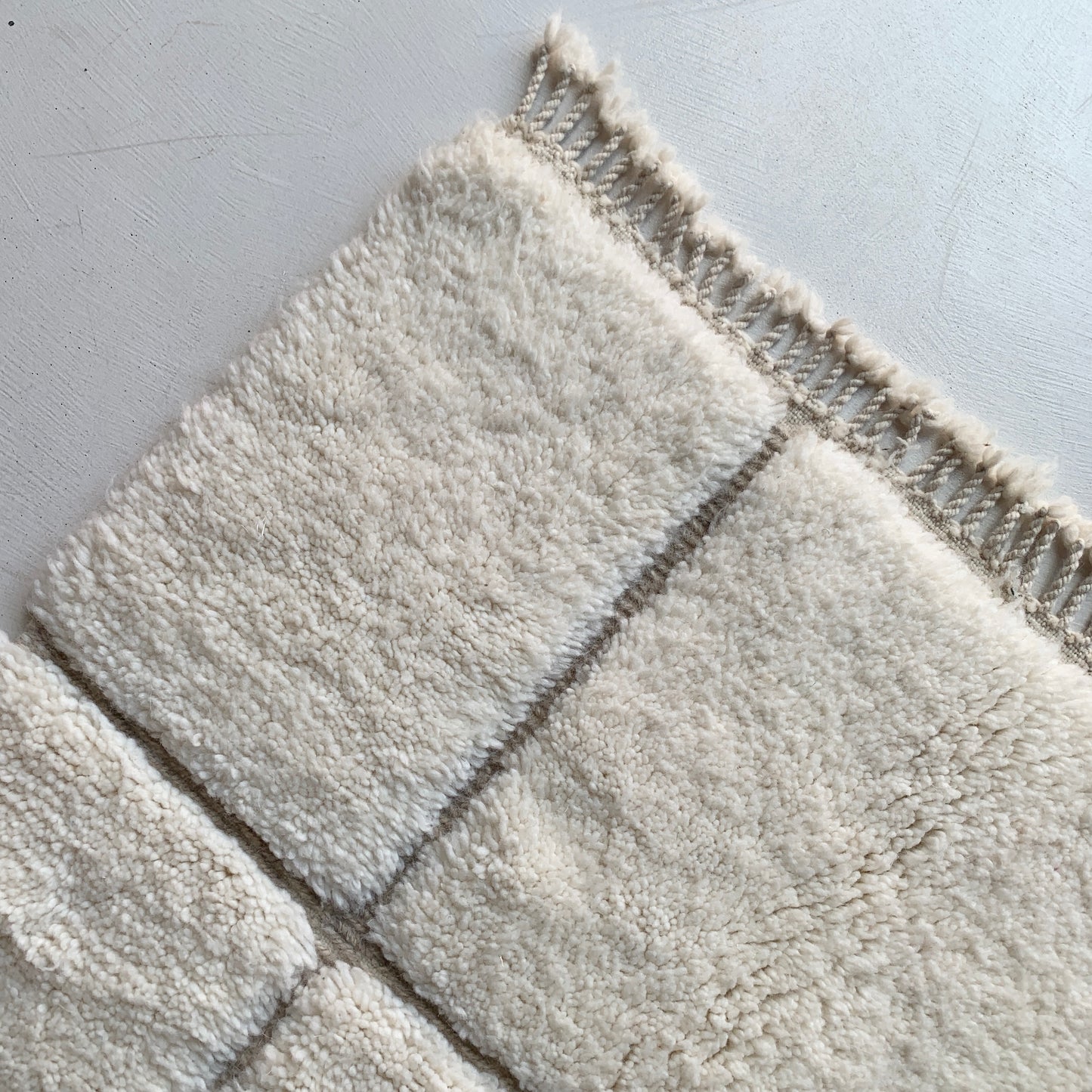 Tapis berbère Beni Ouarain n°3213 - Labyrinth P.M - 232 x 170 cm