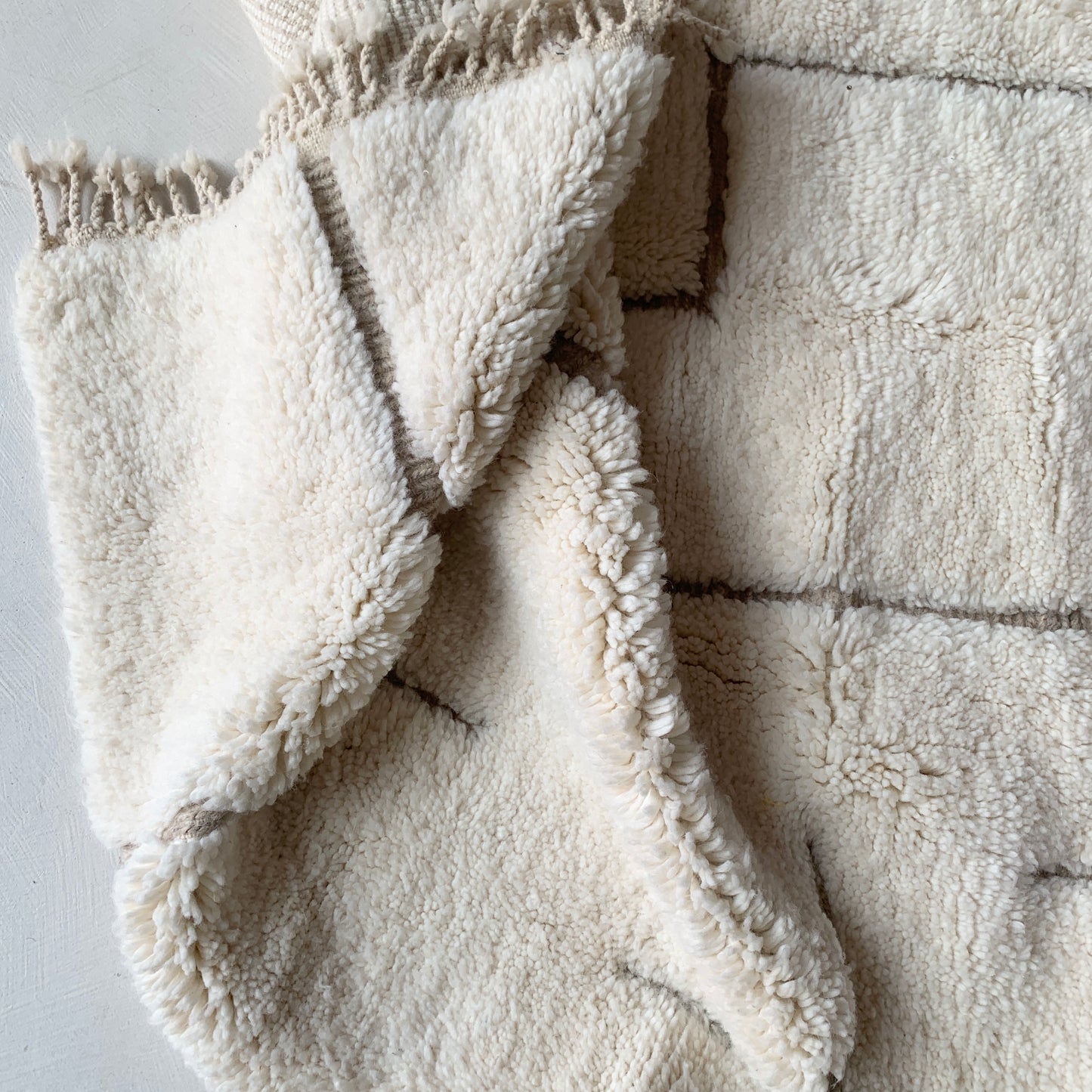 Tapis berbère Beni Ouarain n°3213 - Labyrinth P.M - 232 x 170 cm