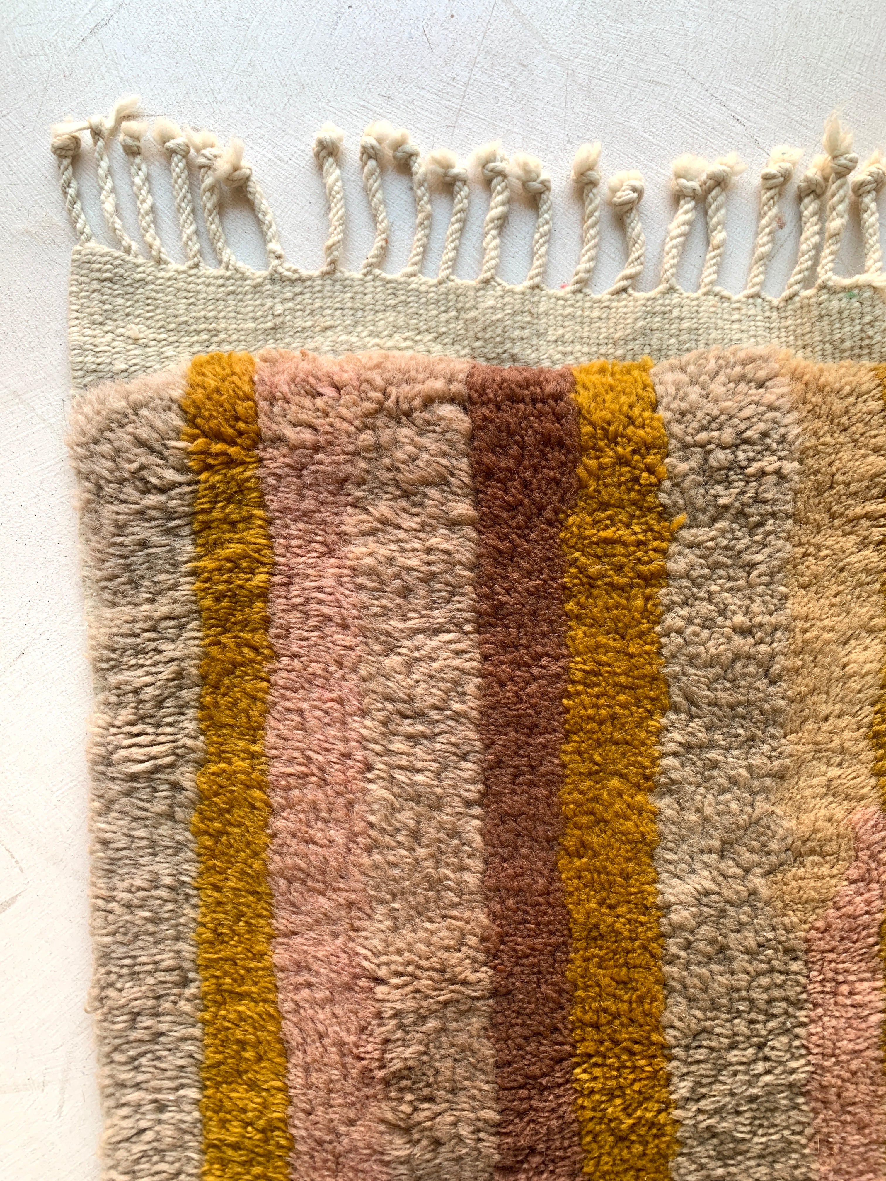 Tapis berbère Mrirt couloir n°3261- Snickers - 323 x 84 cm