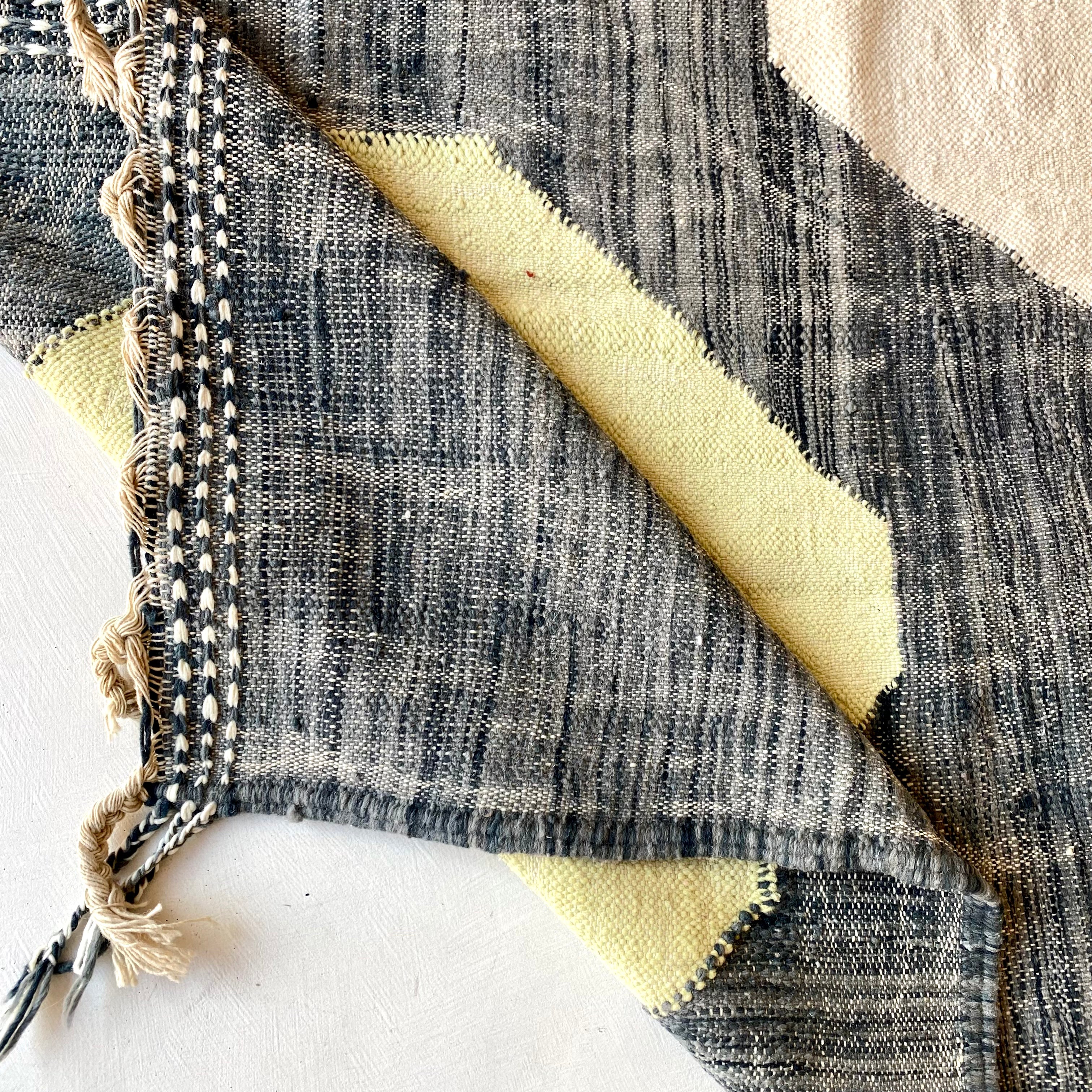 Tapis berbère Kilim n°3215 - Pierre - 261 x 164 cm