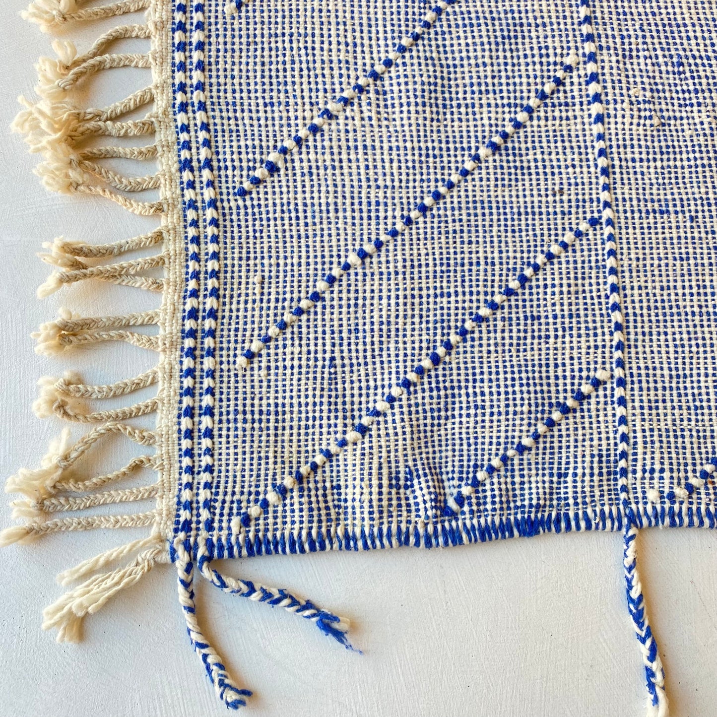 Tapis berbère couloir n°3218 - Azul - 292 x 80 cm