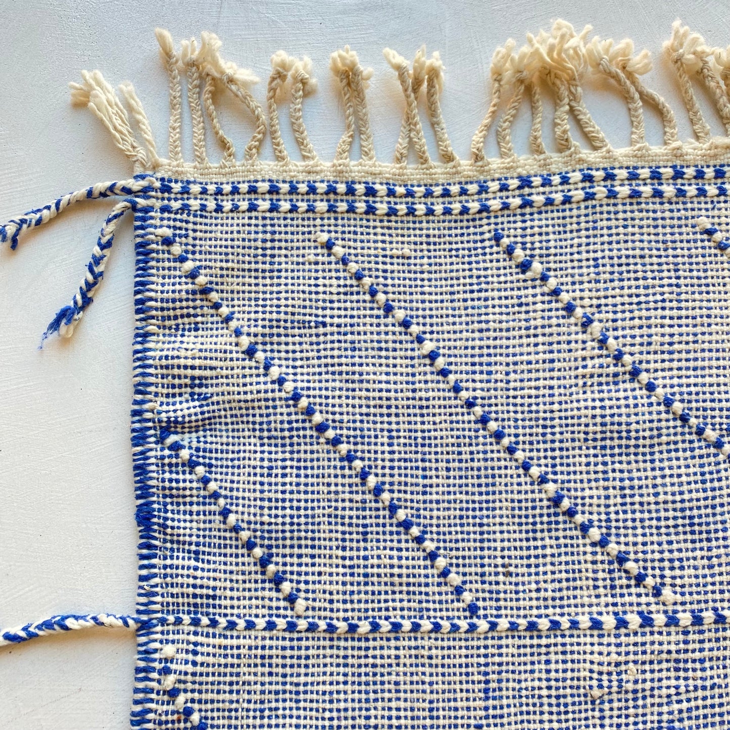 Tapis berbère couloir n°3218 - Azul - 292 x 80 cm