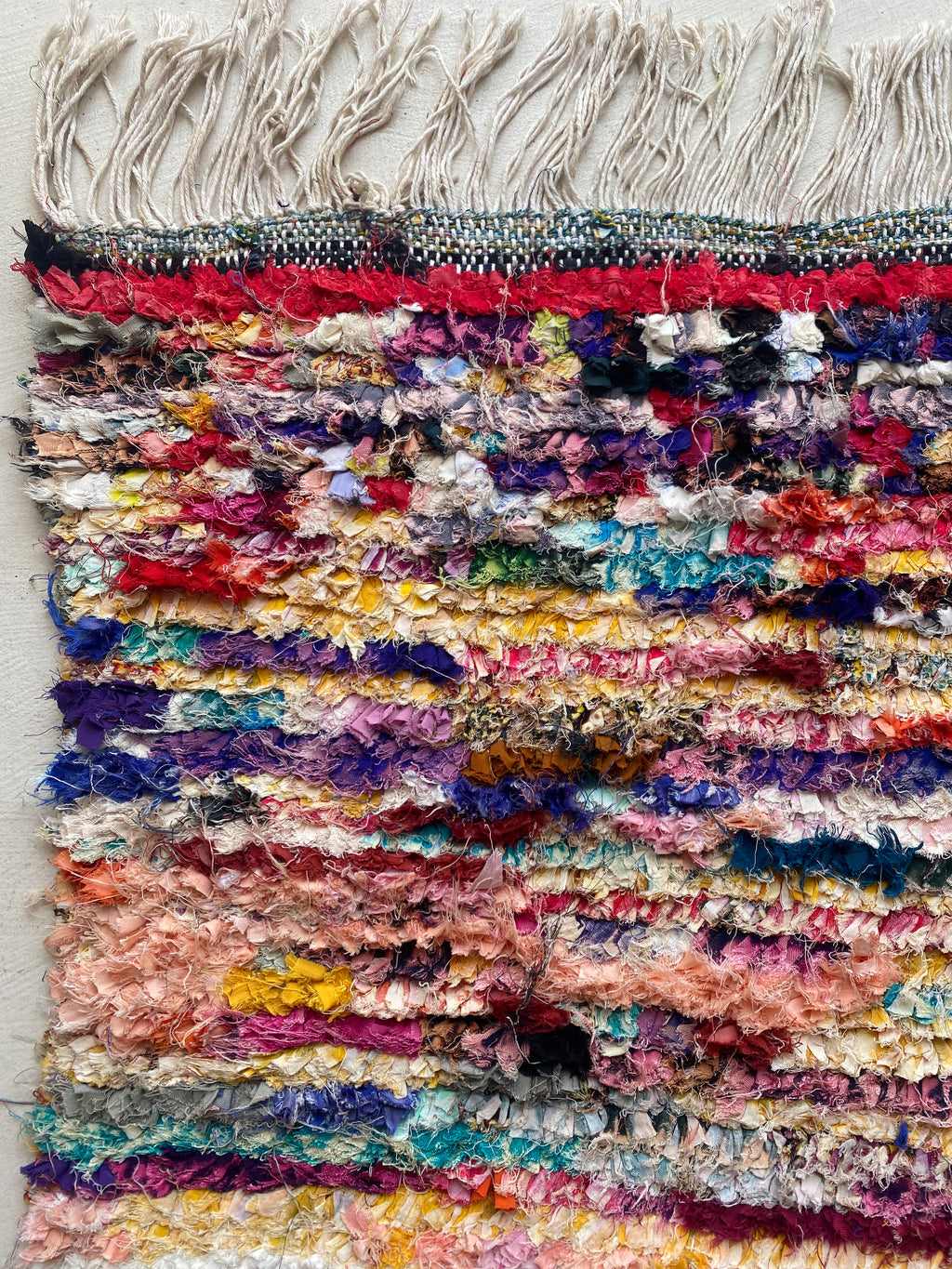 Tapis berbère Boucherouite n°3219 - Riad - 249 x 143 cm