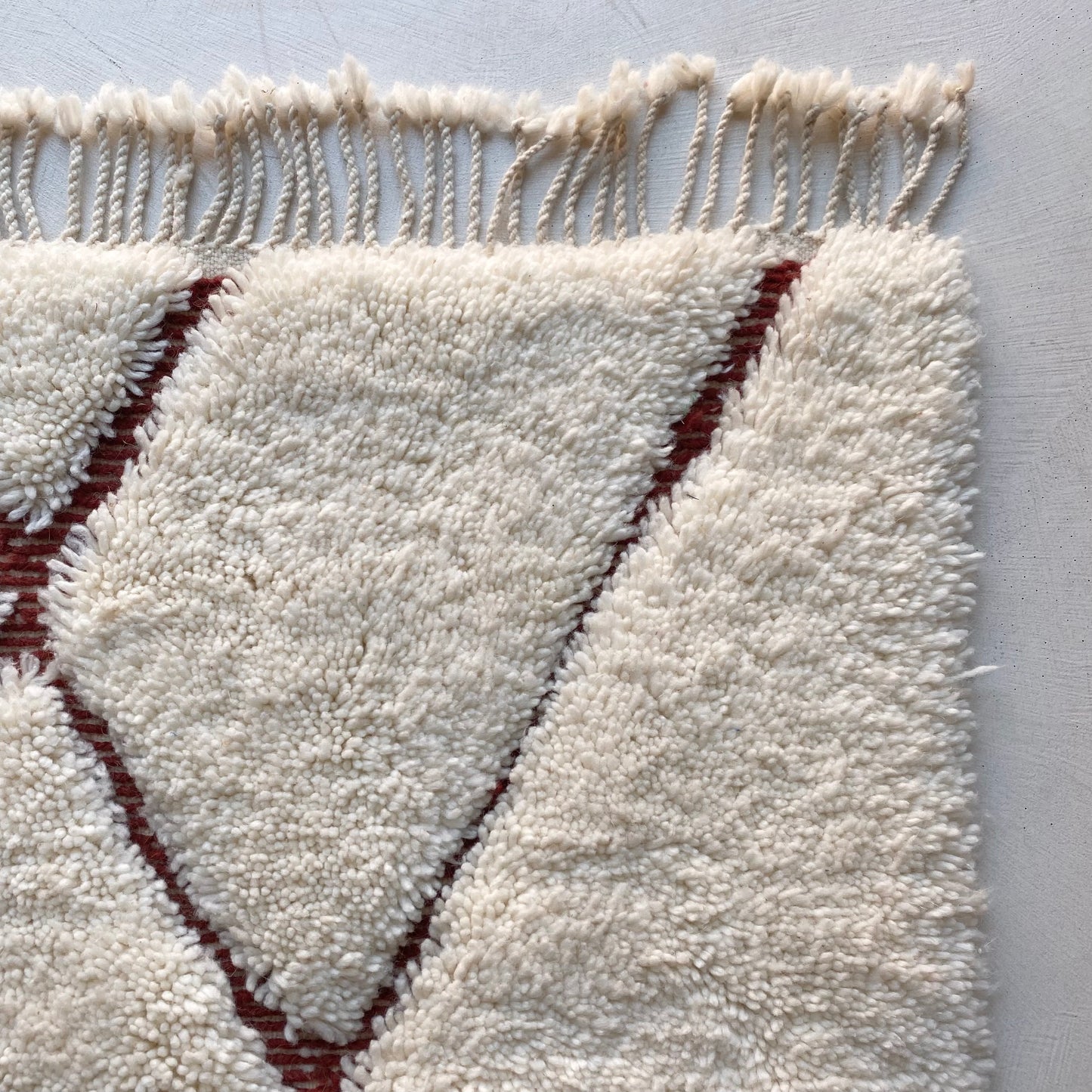 Tapis berbère Beni Ouarain n°3242 - Terracota - 302 x 203 cm