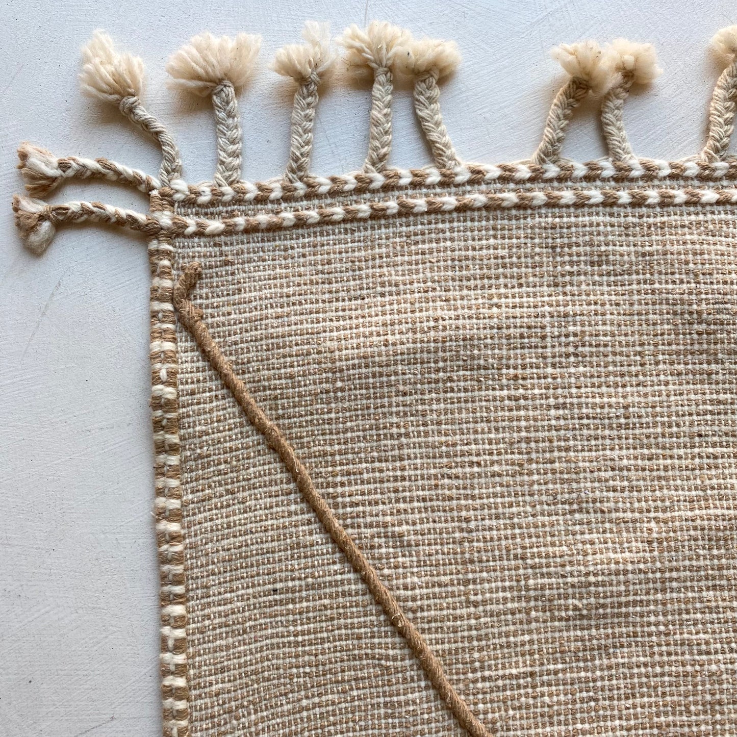 Tapis berbère couloir n°3236 - Trace - 252 x 79 cm