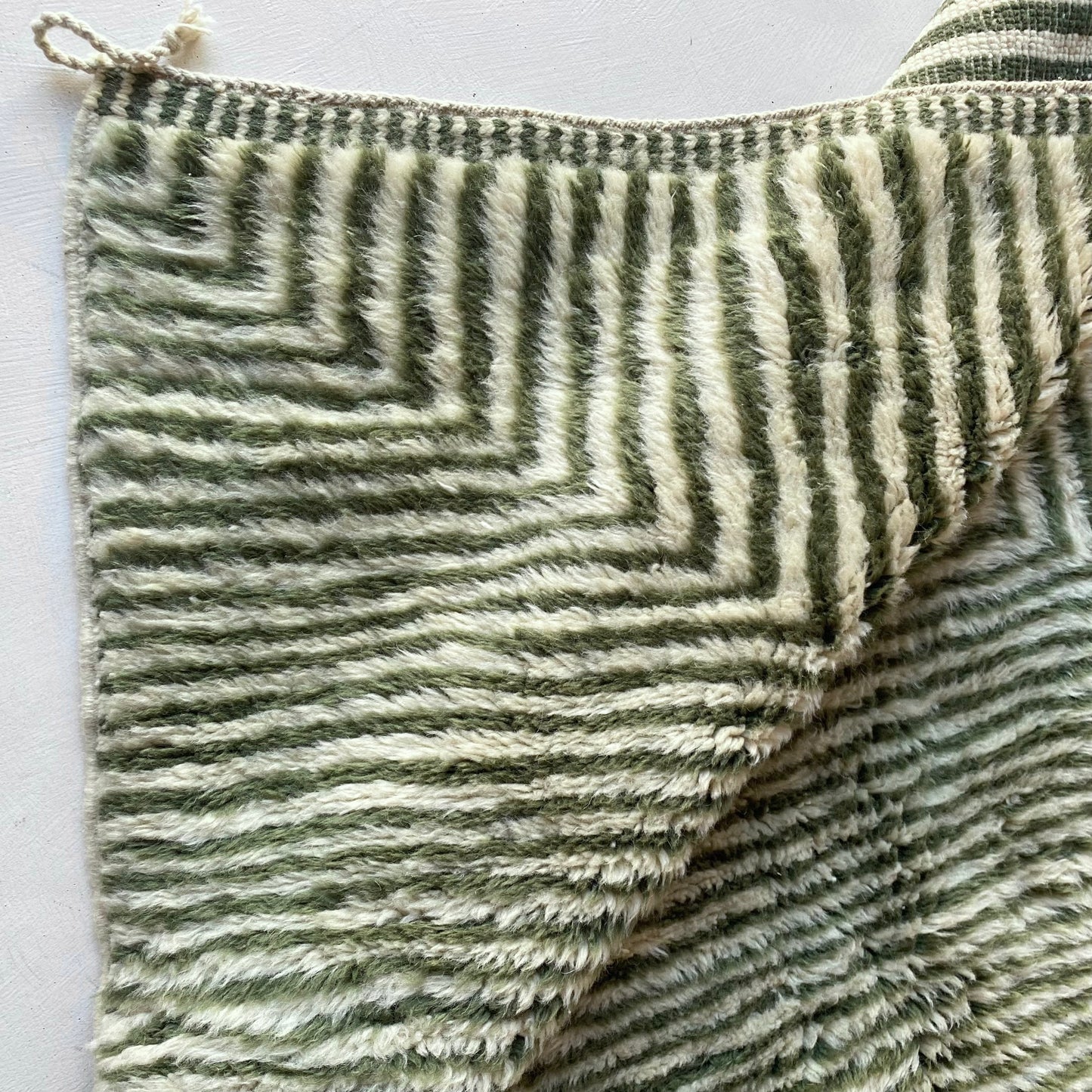 Tapis berbère Mrirt n°3245 - Bamboo - 256 x 241 cm