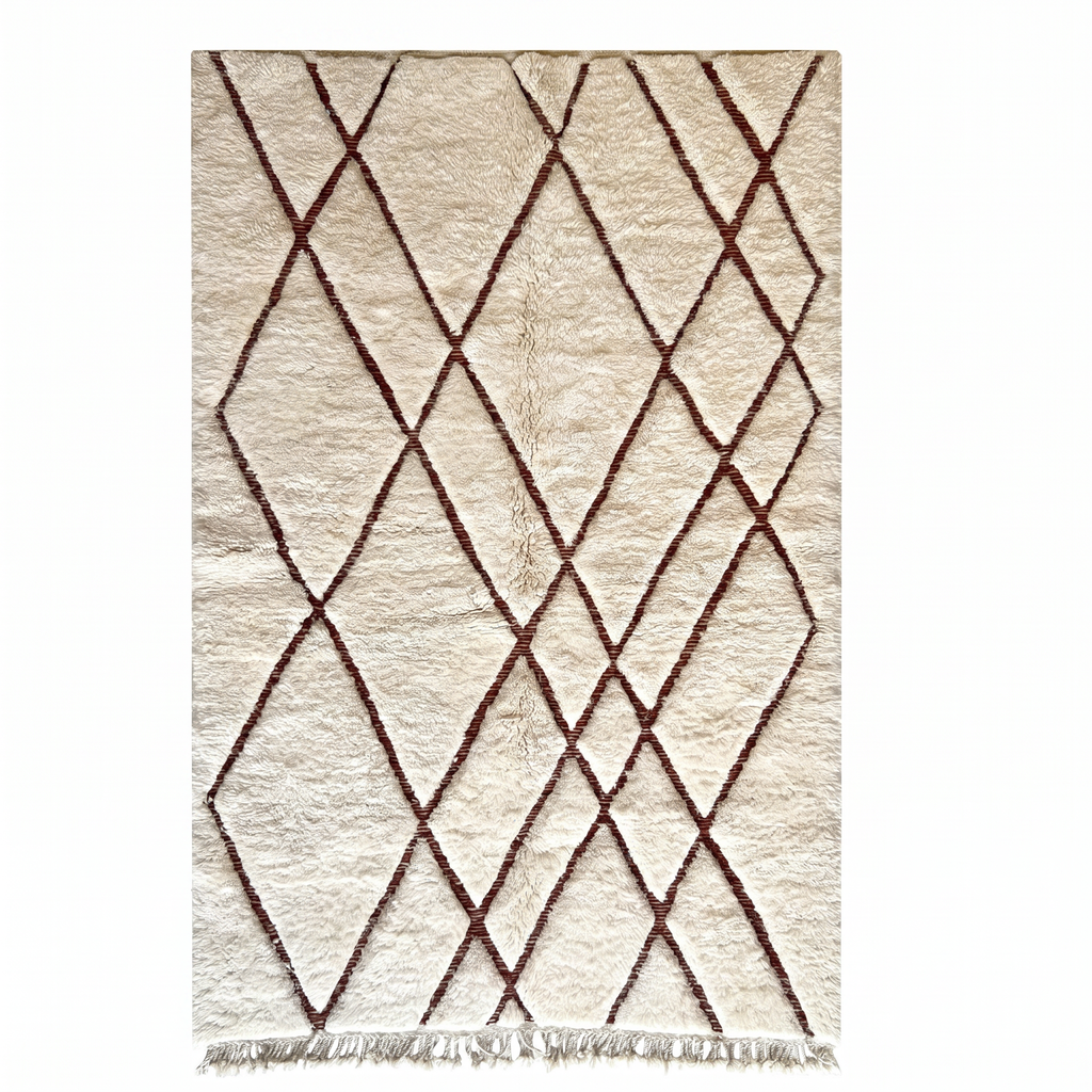Beni Ouarain Berber Rug No. 3293 - Lareine - 239 x 159 cm