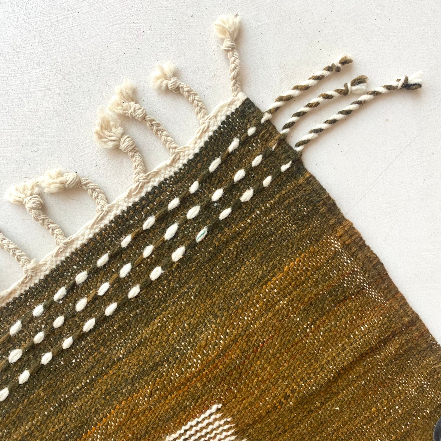 Tapis berbère Kilim n°3159 - Nid - 304 x 207 cm