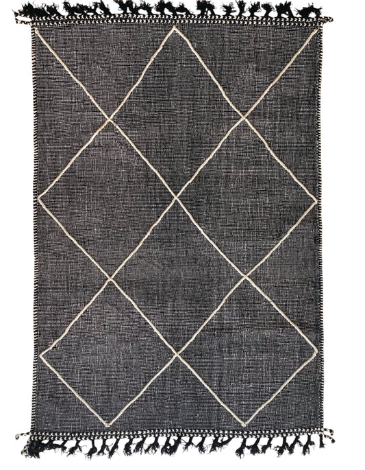Tapis berbère Kilim n°3239 - Night - 240 x 154 cm