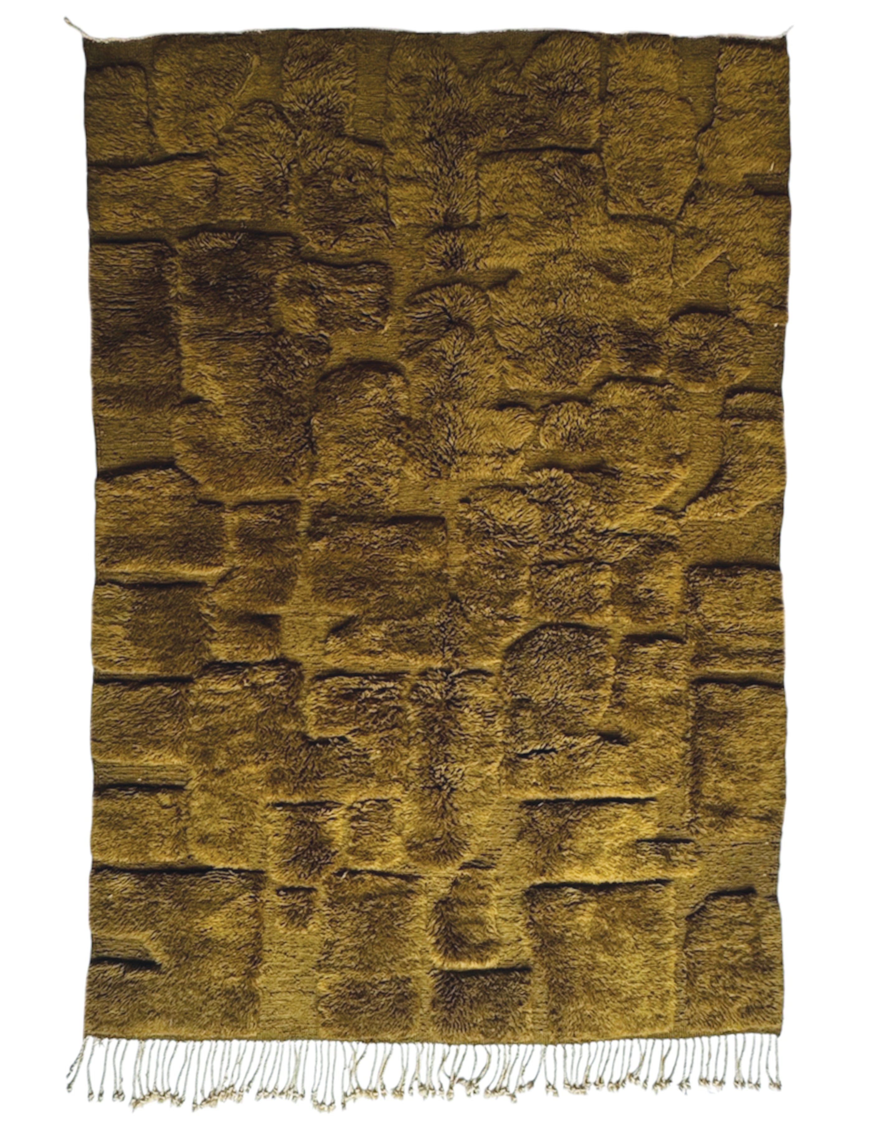 Tapis berbère Mrirt n° 3268 - Park - 304 x 207 cm