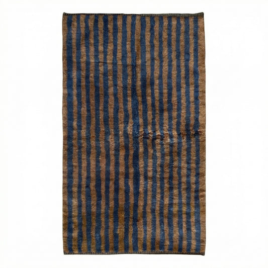 Tapis berbère Mrirt n° 3249 - Marinère - 253 x 146 cm