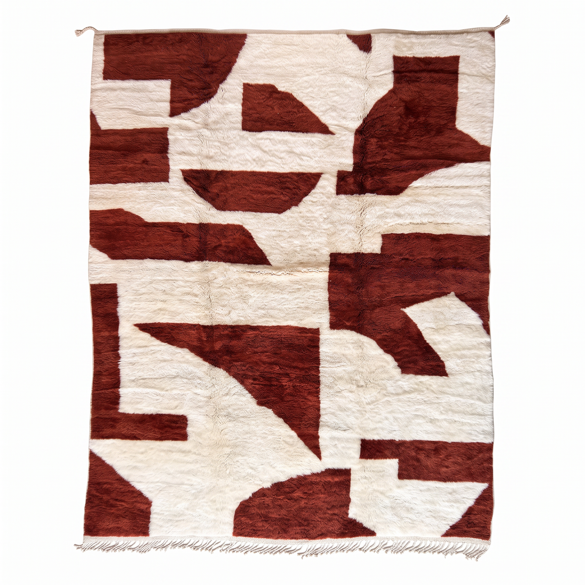 Tapis berbère Mrirt n°3371 - Graphis Terracotta