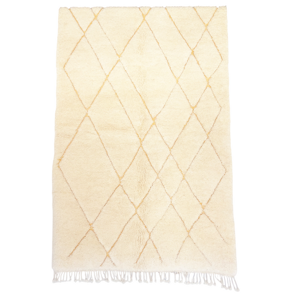 Berber rug Beni Ouarain n°2783 - Honey - 293 x 195 cm