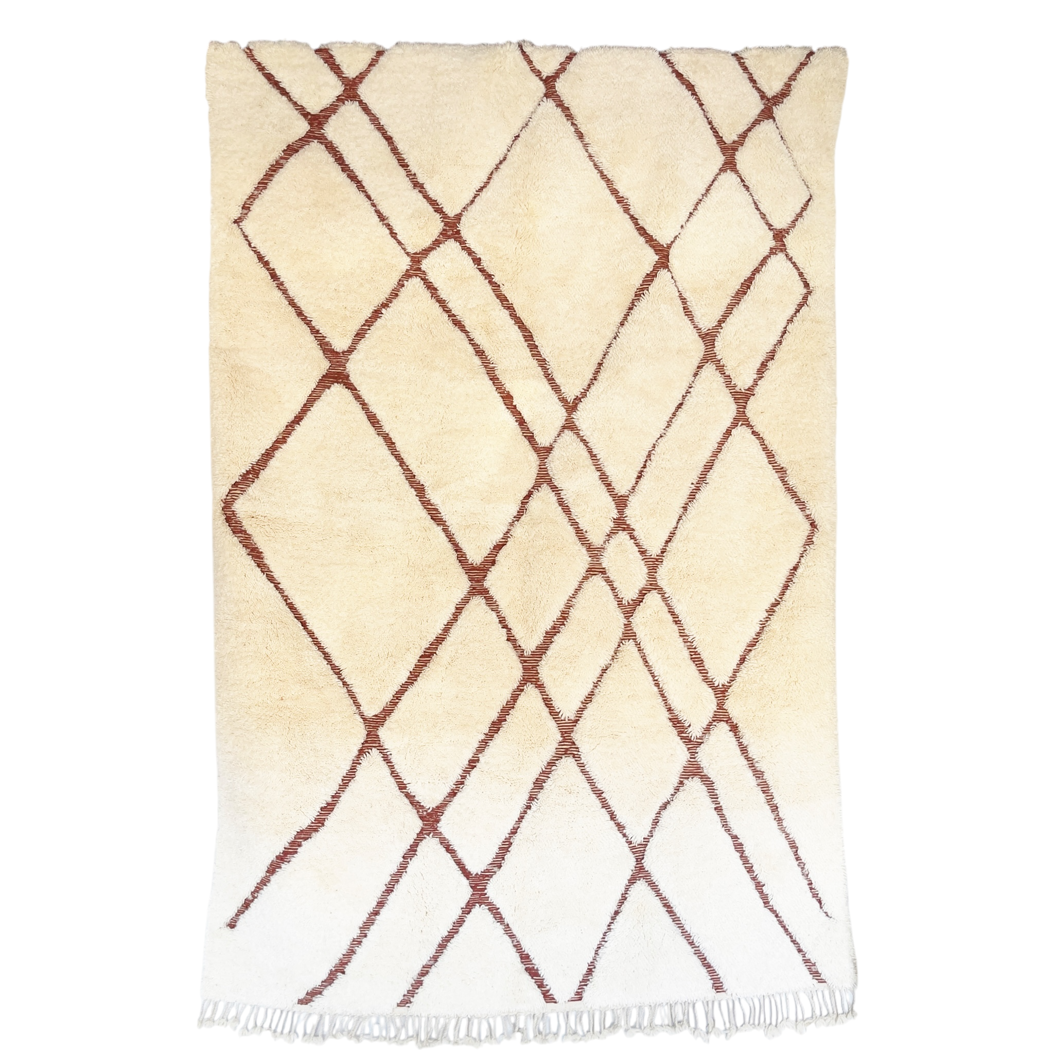 Berber Beni Ouarain rug #3076 - Terracotta