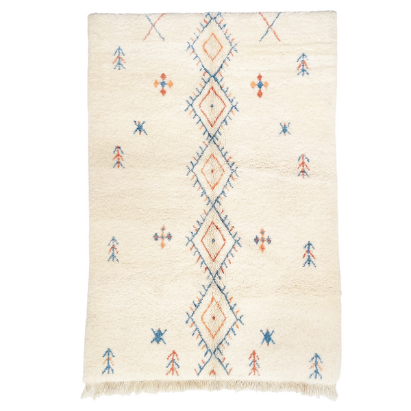 Tapis berbère Beni Ouarain n°2472 - Pocahontas - 262 x 151 cm