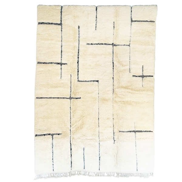 Berber rug Beni Ouarain n°2899 - Labyrinth - 293 x 205 cm