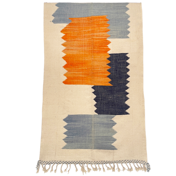 Tapis berbère kilim n°2714 - Sunset - 252 x 146 cm