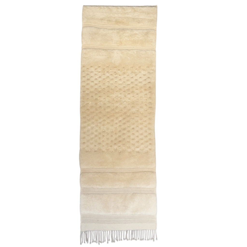 Tapis berbère couloir n°2919 - Nuage - 303 x 98 cm
