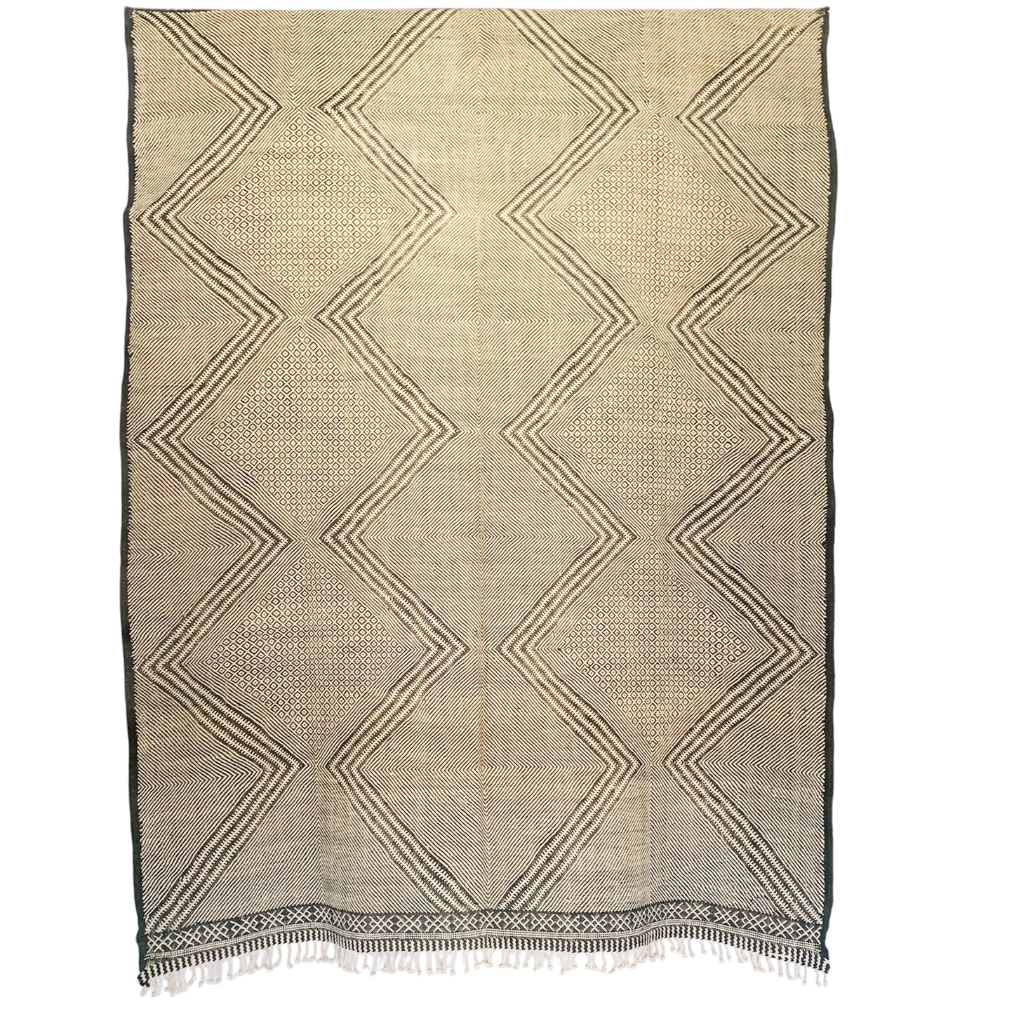 Tapis berbère Kilim Tazenakhat n°2941 - Ébène