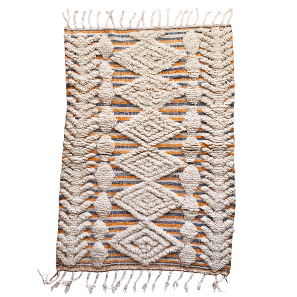 Tapis berbère Kilim n°2961 - Galette - 163 x 100 cm