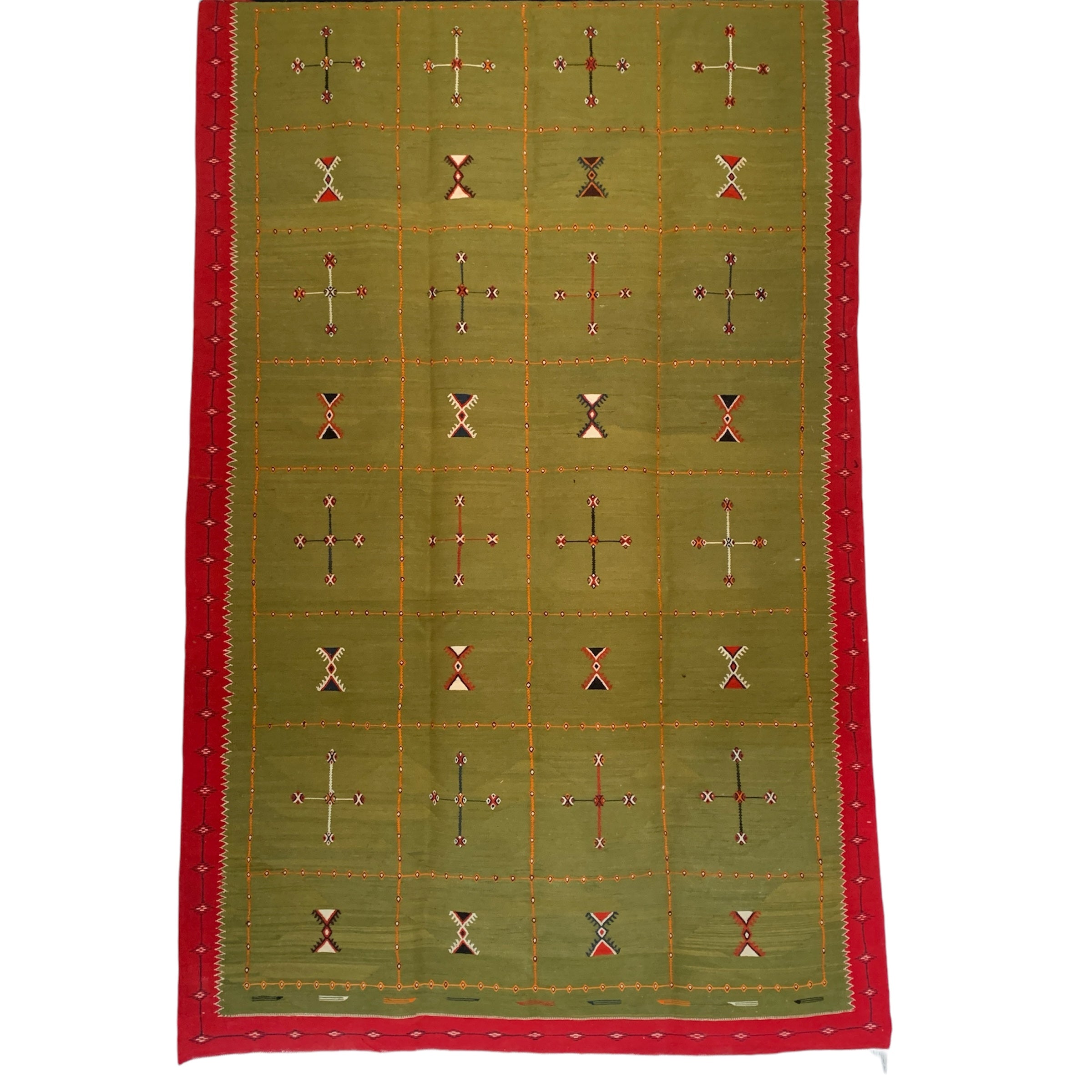 Tapis berbère Kilim Tazenakhat n°3064 - Talilit - 320 x 200 cm