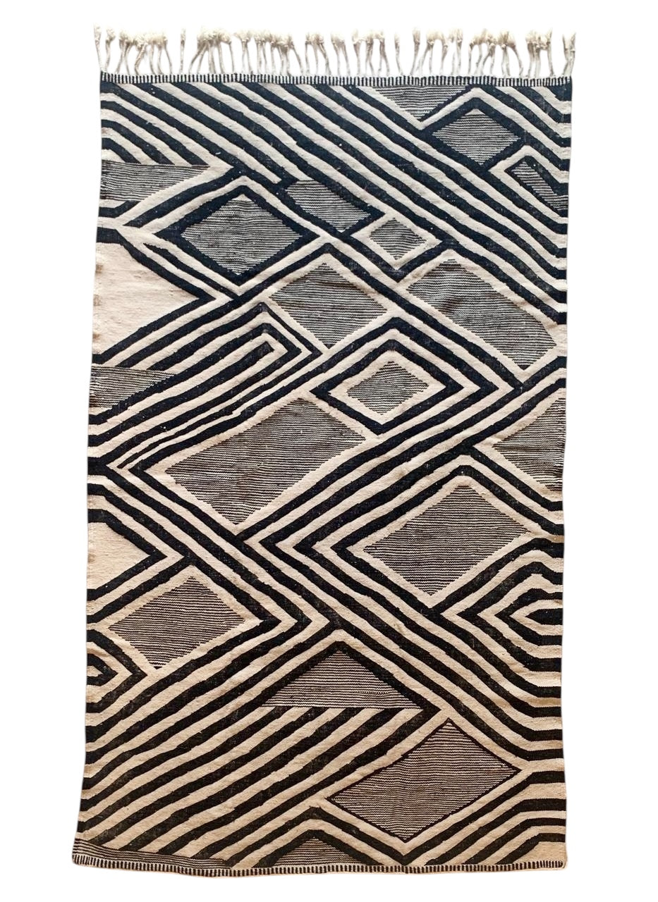 Tapis berbère Kilim n°3077 - Afro - 295 x 178 cm