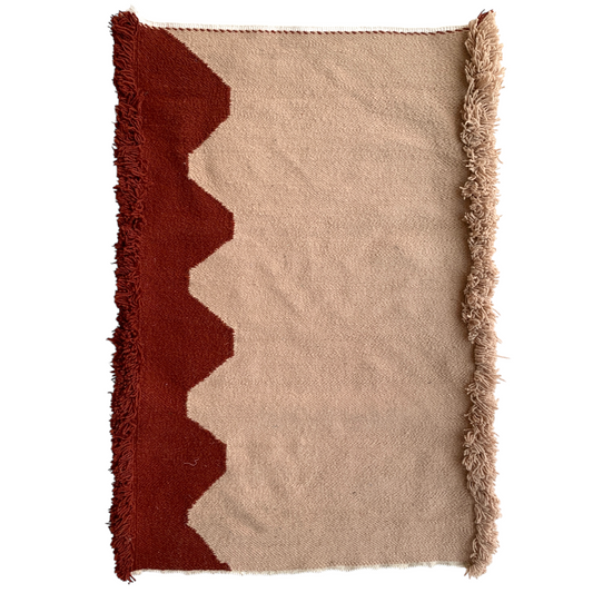 Tapis berbère Kilim n°3120 - Souffle - 110 x 74 cm