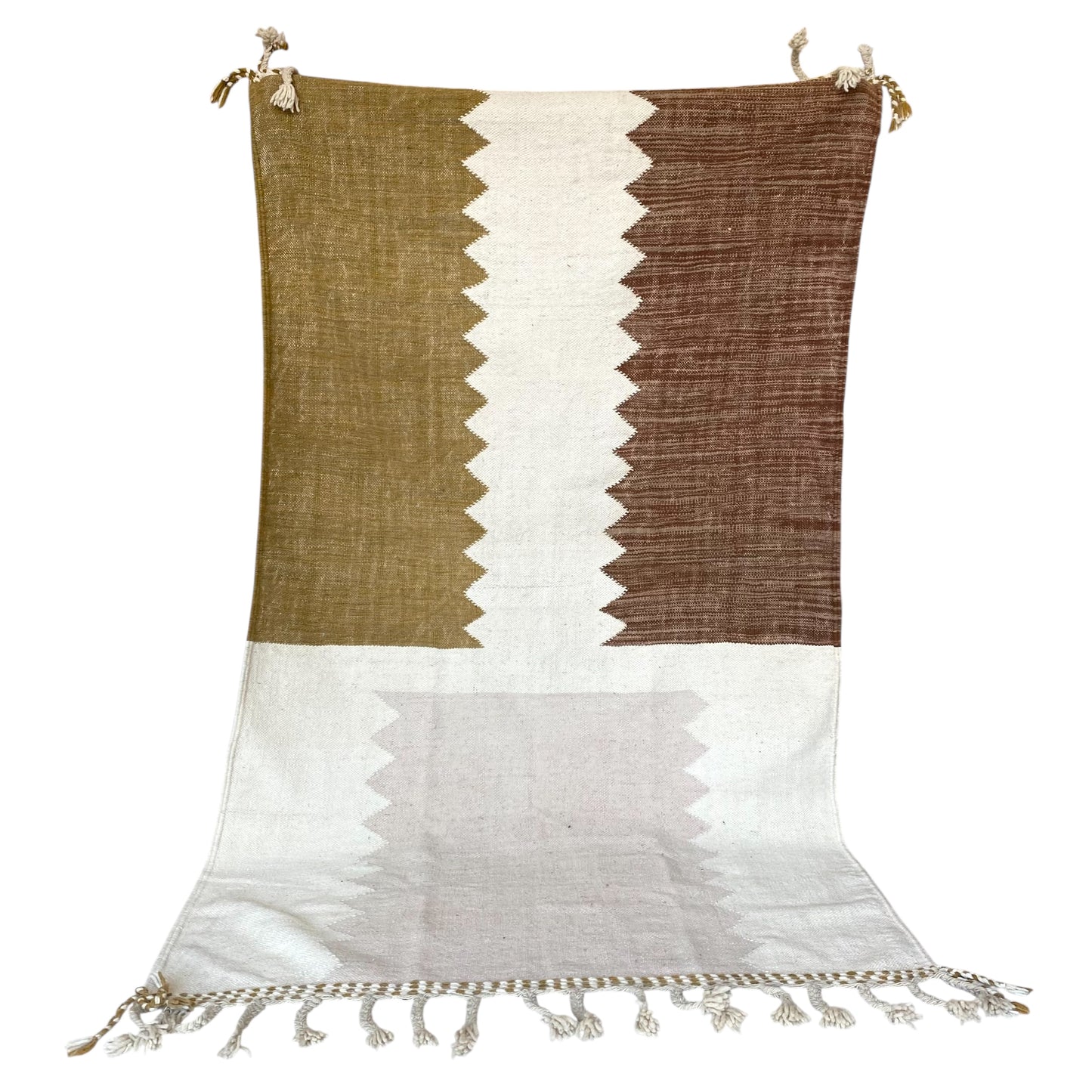 Tapis berbère Kilim n°3151 - Épine - 255 x 150 cm