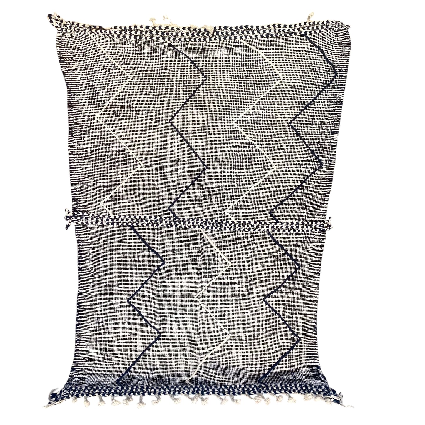 Tapis berbère Zanafi n°3153 - Éclaire - 208 x 141 cm