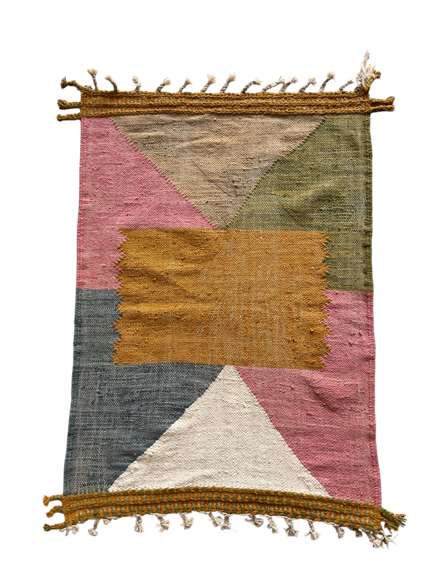 Tapis berbère Kilim n°3177 - Marble - 150 x 108 cm