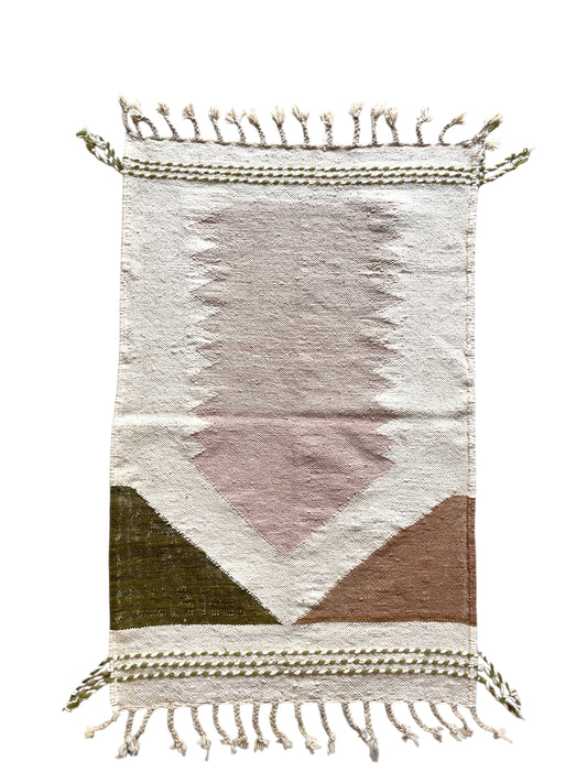 Tapis berbère Kilim n°3179 - Mango - 160 x 104 cm