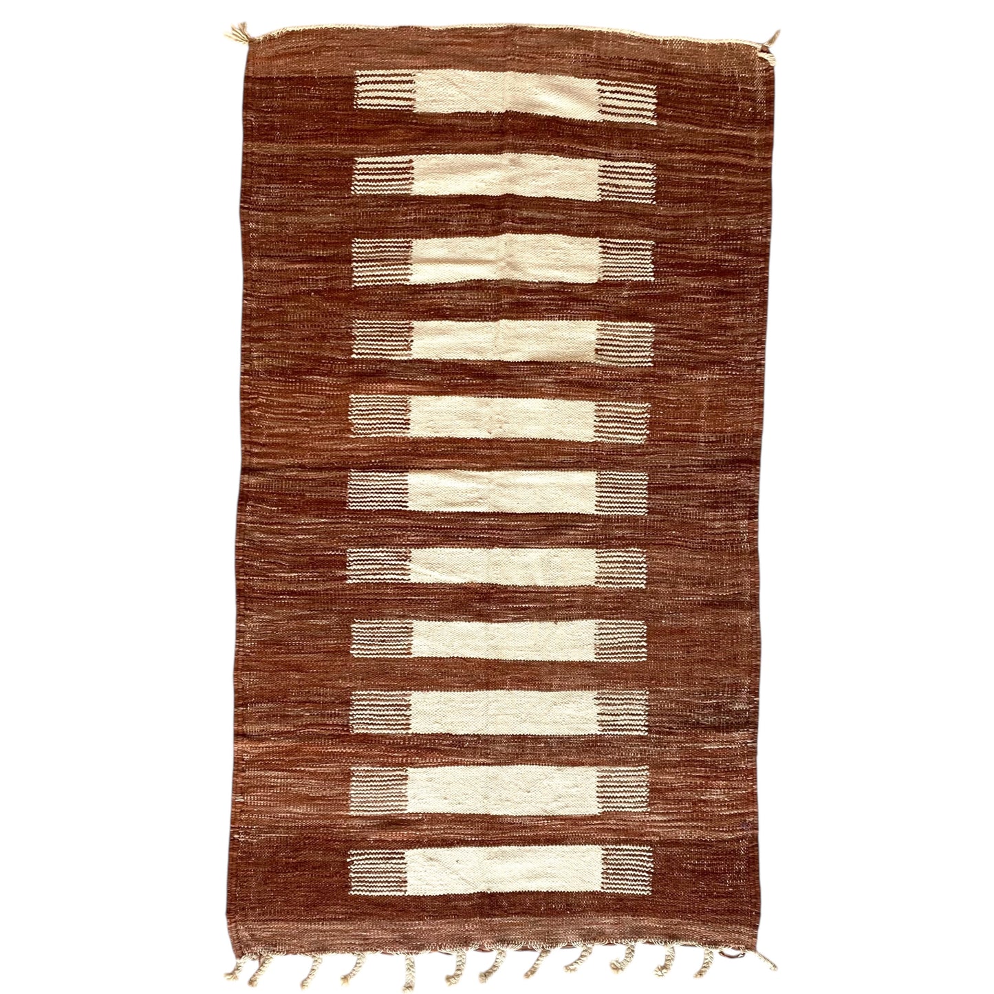 Tapis berbère Kilim n°3152 - Échelle - 252 x 143 cm