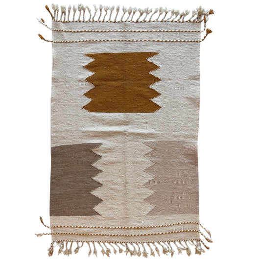 Tapis berbère Kilim n°3147- Savanna - 151 x 101 cm