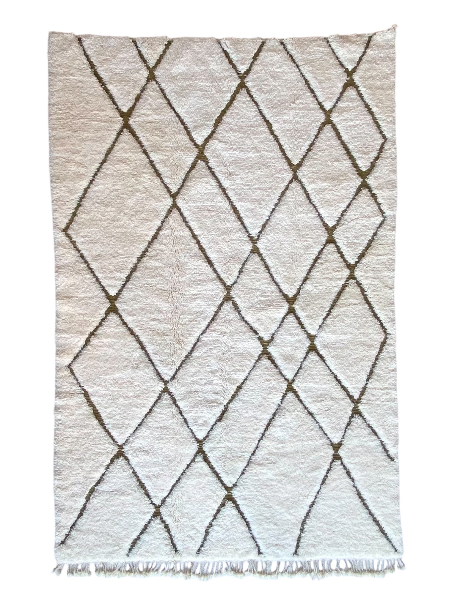 Tapis berbère Beni Ouarain n°3211 - Earth - 302 x 199 cm