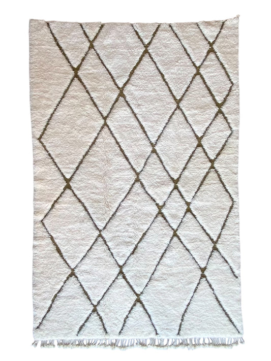 Tapis berbère Beni Ouarain n°3211 - Earth - 302 x 199 cm