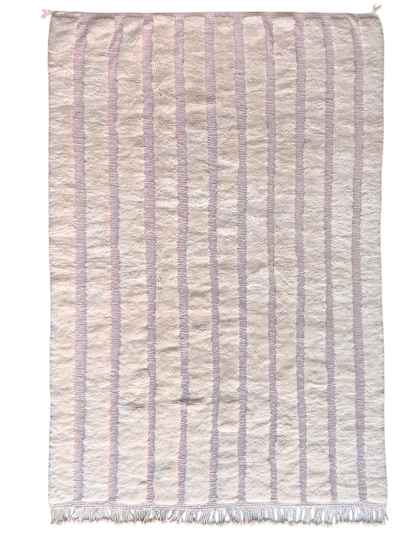 Tapis berbère Mrirt n°2553 - Ruban - 320 x 218 cm